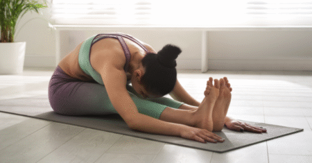 Como Evitar Lesões em Paschimottanasana, a Postura da Pinça